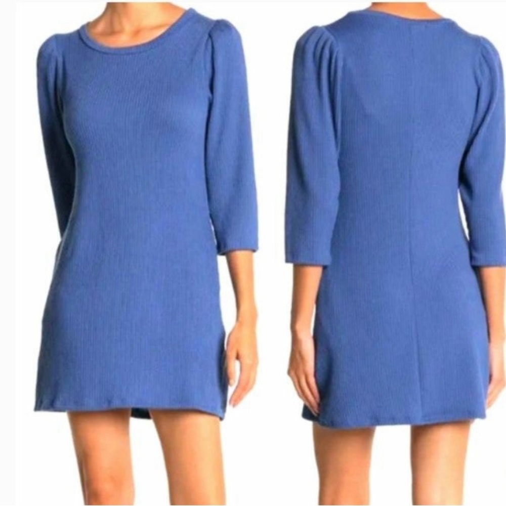 Velvet Torch Ribbed Mini Dress